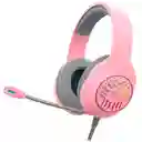 Diadema Gamer Fantech Blitz Mh87 Rosa Rgb