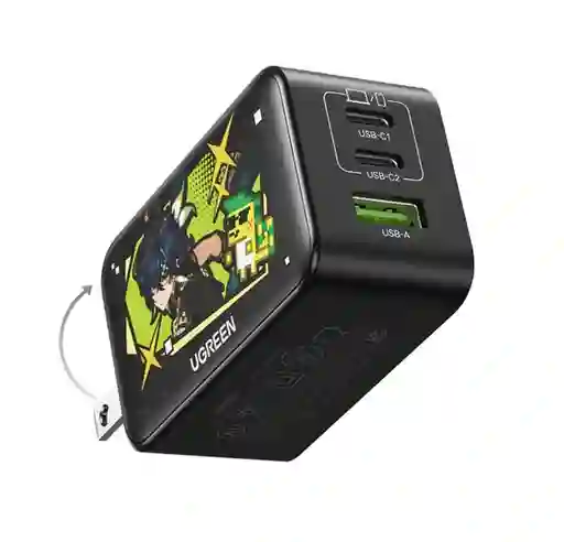 Cargador Usb C Ugreen 65w Nexode 3 Genshin Impact Kinich
