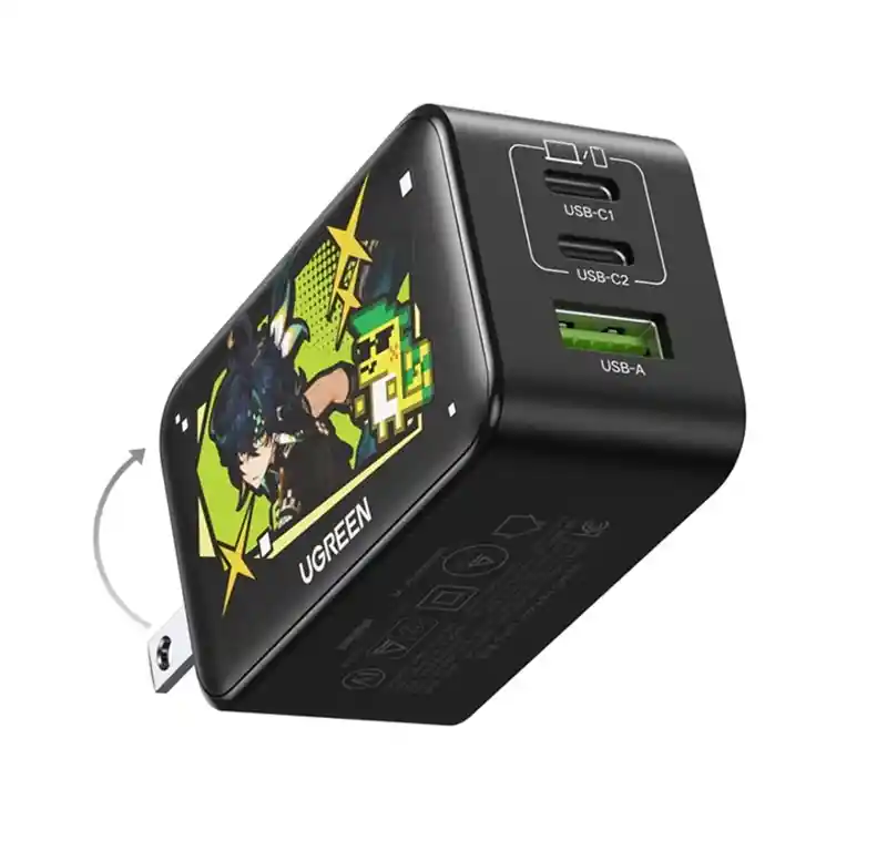 Cargador Usb C Ugreen 65w Nexode 3 Genshin Impact Kinich