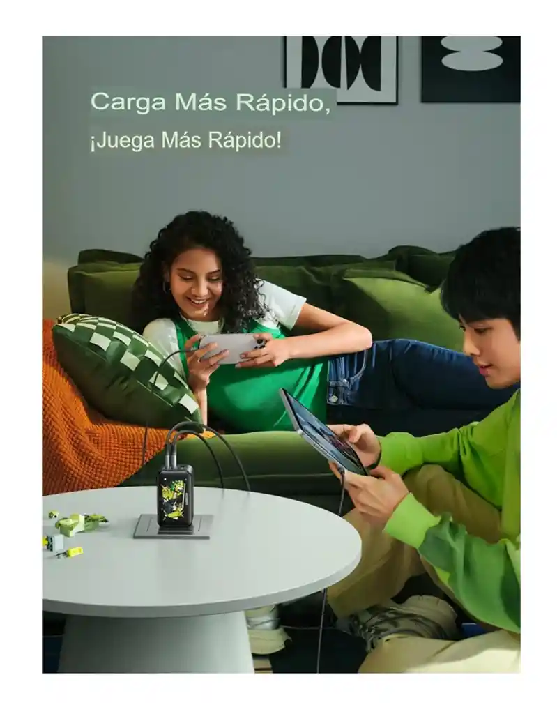 Cargador Usb C Ugreen 65w Nexode 3 Genshin Impact Kinich