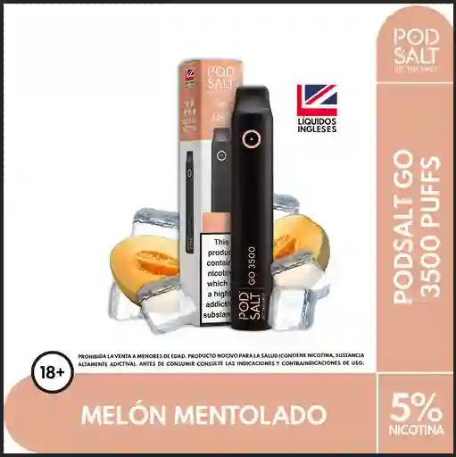 Vape Podsalt Cantaloupe Ice 3500 Puffs 5%