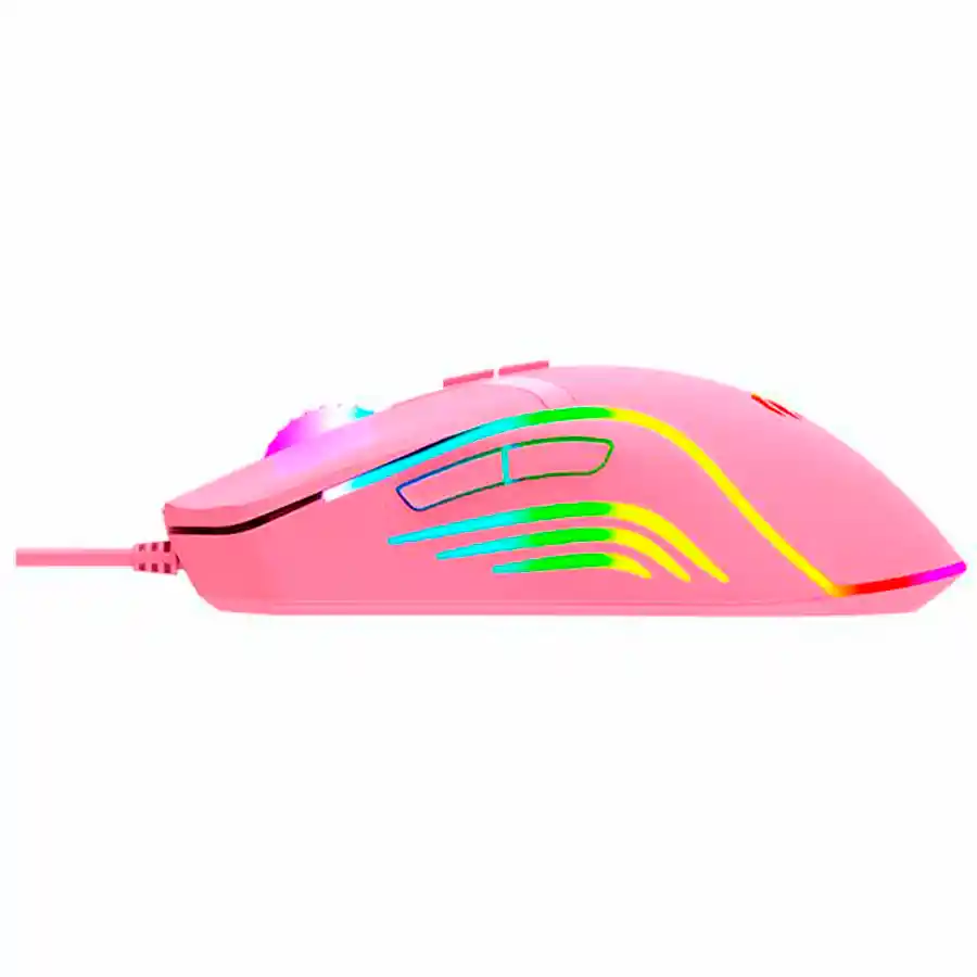 Mouse Gamer Havit Ms1029 Rosa Rgb