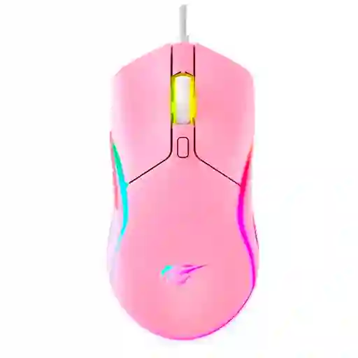 Mouse Gamer Havit Ms1029 Rosa Rgb