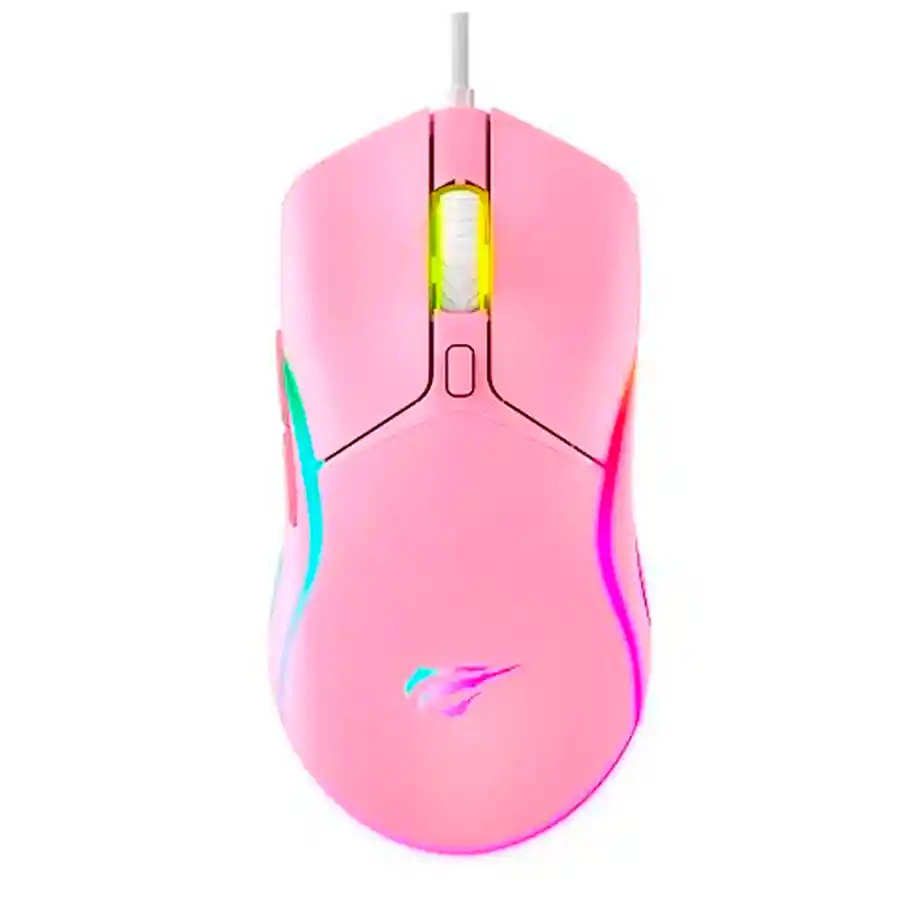 Mouse Gamer Havit Ms1029 Rosa Rgb