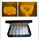 Cajita De Velas Navideñas X24