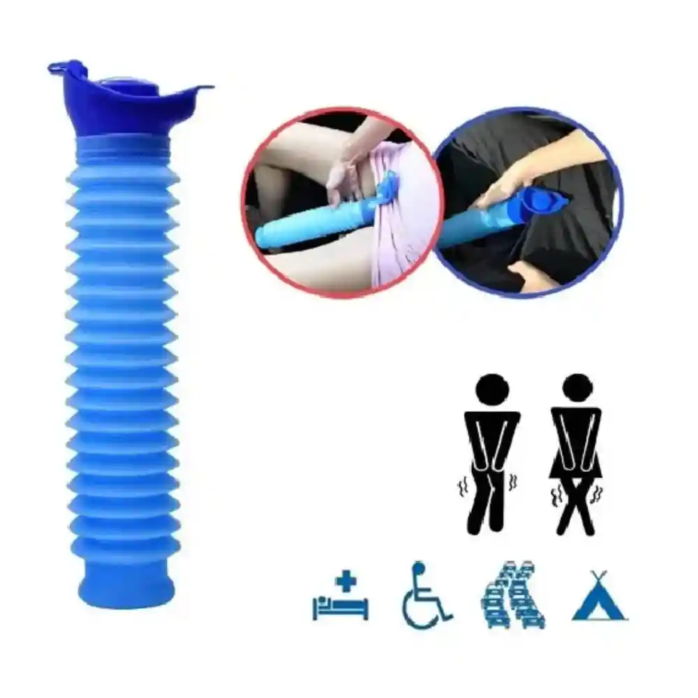 Orinal Personal Plegable Portátil Viajes Hombres Y Mujeres.