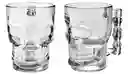 Set Vasos Cerveceros Calavera X2und