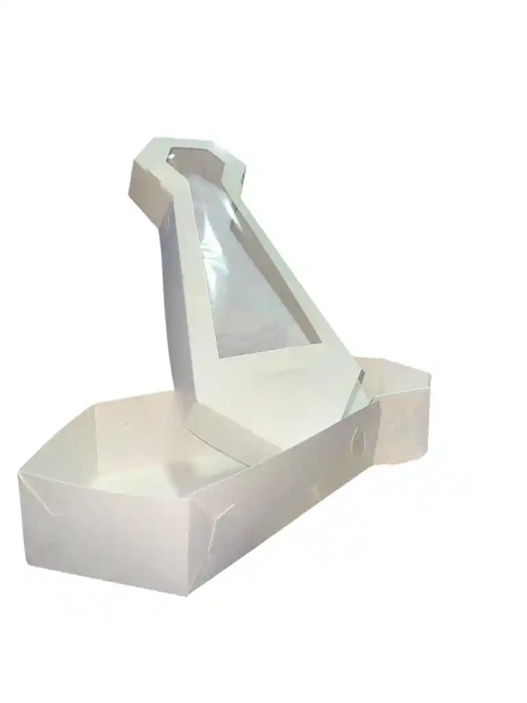 Caja En Microcorrugado Tipo Corbata En Blanca Y Cafe