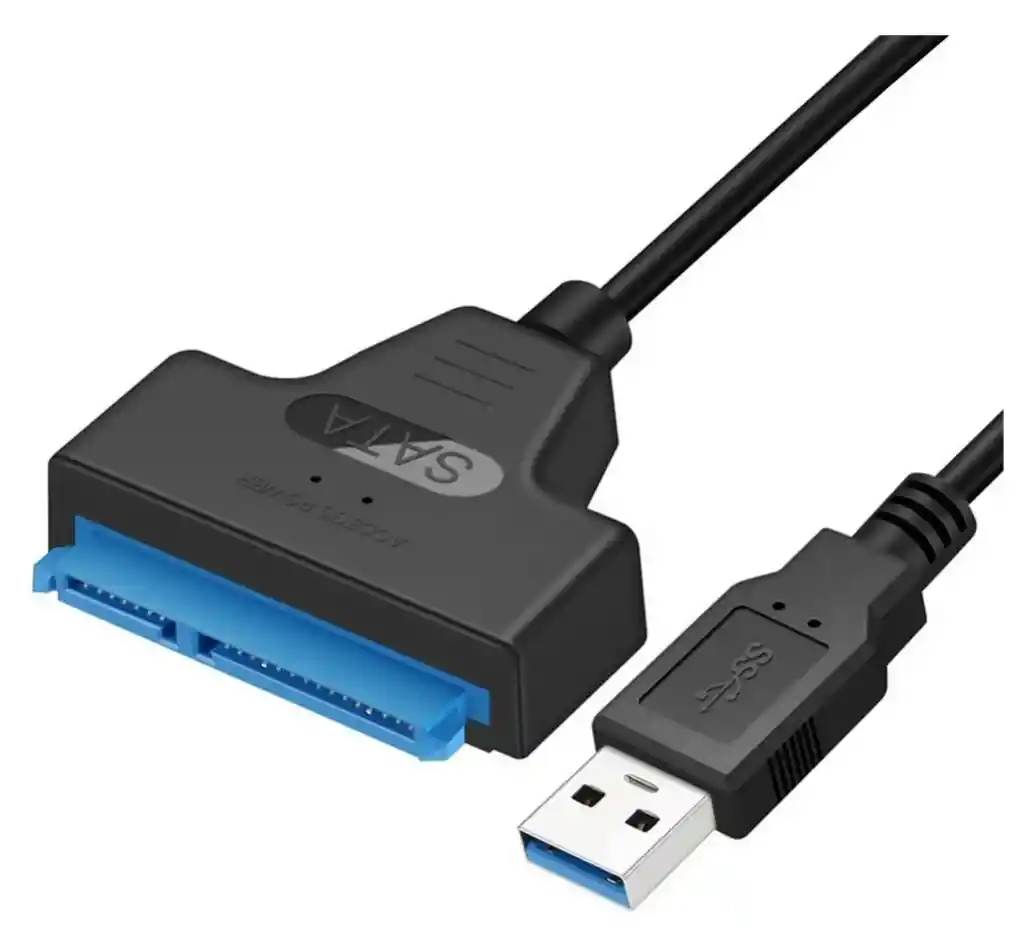 Cable 3.0 25cm America Store Negro Con Entrada Usb Salida Sata Iii