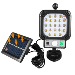 Lampara Led Con Panel Solar Y Sensor 21 Leds Impermeable