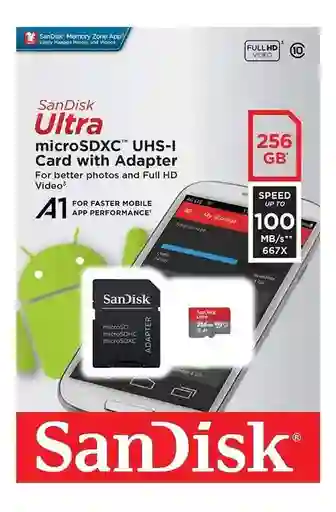 Memoria Micro Sd 256 Sandisk Ultra