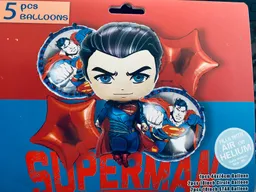 Bombas Globos Por 5 Piezas Diseño Superman Hombre O Mujer