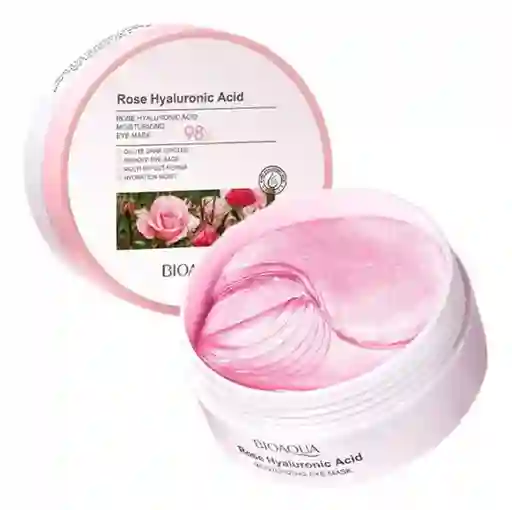 Parches Para Ojeras Bioaqua Rosas Y Ácido Hialurónico 30 Pares