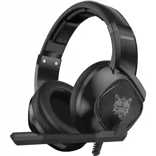 Audífonos Gamer Diadema Onikuma K19 Con Microfono Luz Rgb Led Para Xbox Ps4 Ps5 Pc