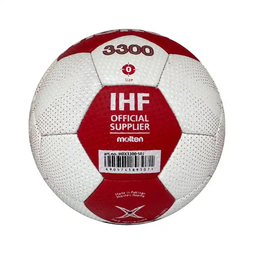 Balón Balonmano Molten Cosido-h0x3300/ Blanco - Rojo