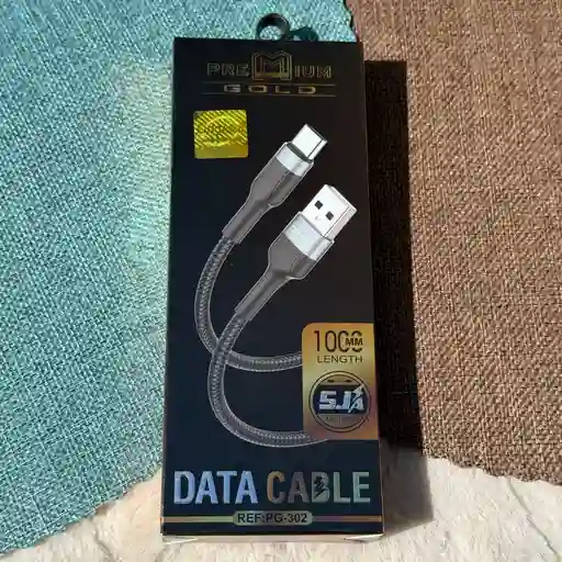 Cable De Carga V8 / Micro / 5.1a / Premium Gold