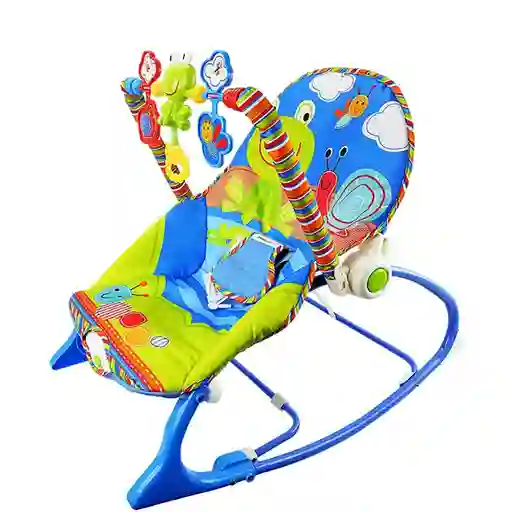 Silla Mecedora Para Bebé Azul