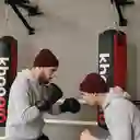 Saco/sparring Boxeo Khanpro Competicion/ Negro - Rojo