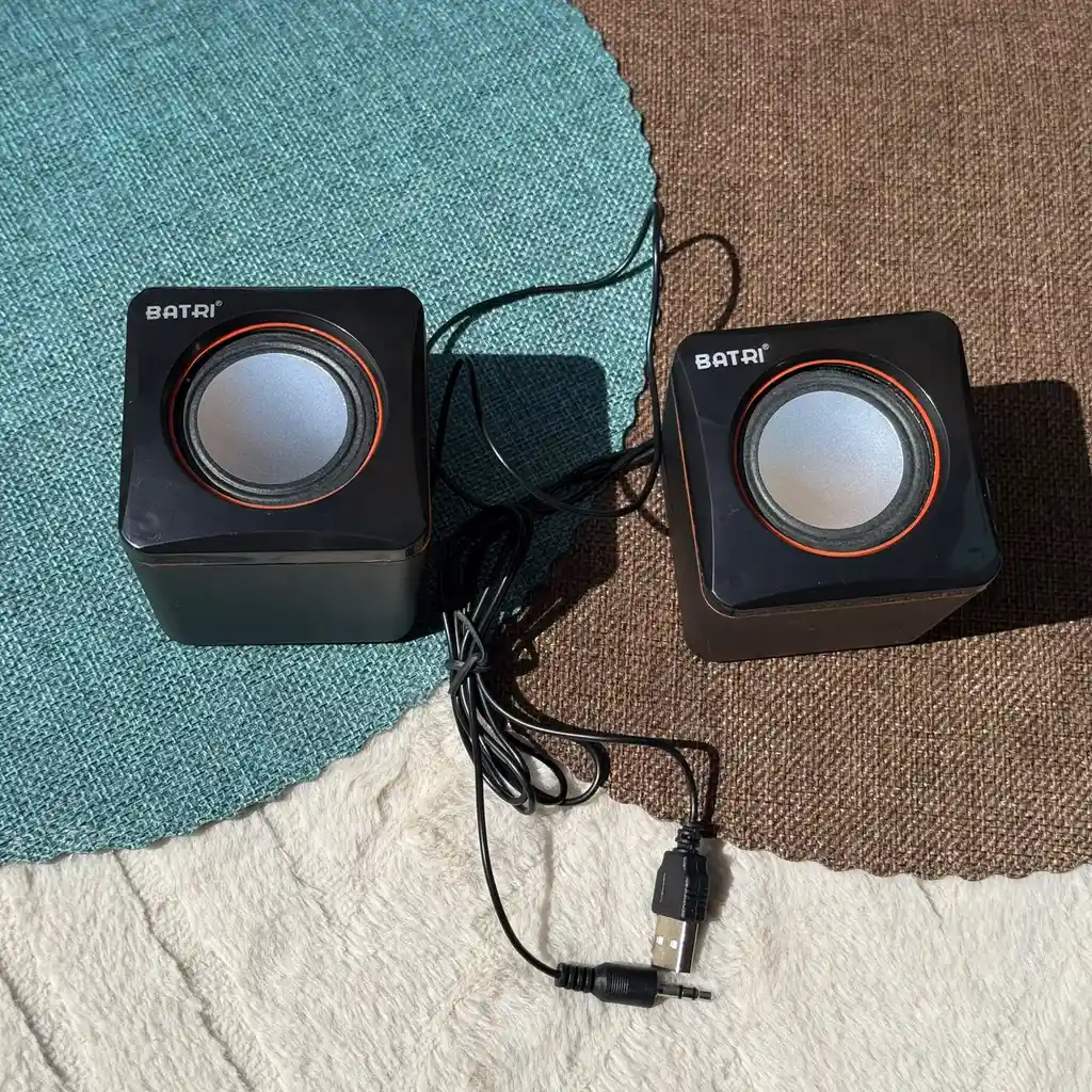 Parlante De Computador / Entrada Auxiliar Y Usb / Batri / Excelente Sonido