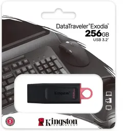 Memoria Usb Kingston Exodia Dtx/256 256gb 3.2 Gen 1 Negro