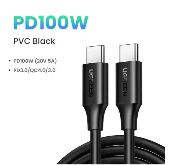 Cable Ugreen Carga Rapida Entrada Usb Tipo C 100w 1 Metro