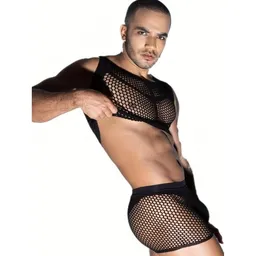 Conjunto De Malla Para Machos Sin Vergüenza