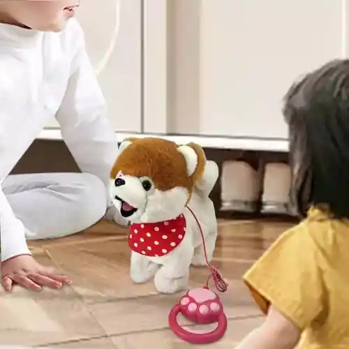 Perro Mascota Peluche Niños Niñas Con Movimiento Musical