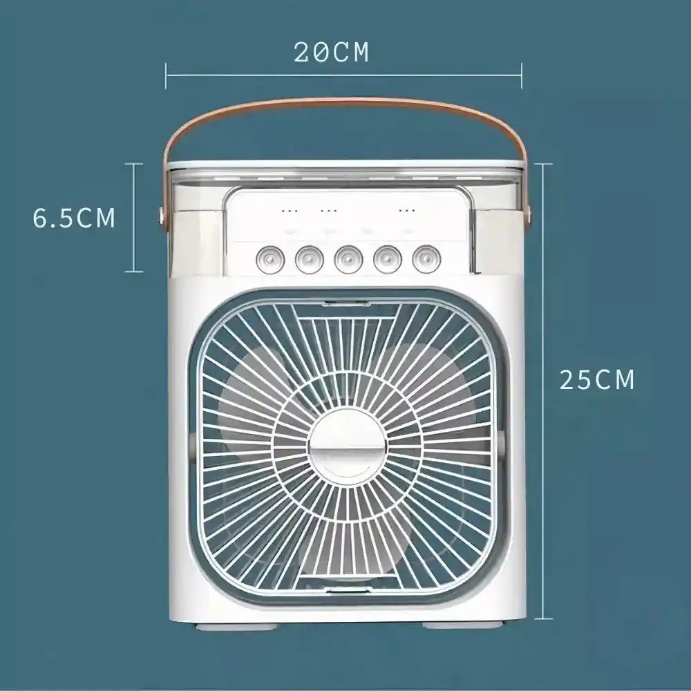 Ventilador Enfriador Humidificador Difusor De Aromas 500 Ml