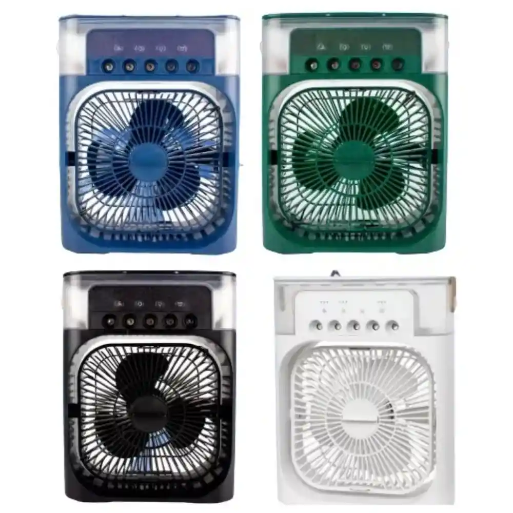 Ventilador Enfriador Humidificador Difusor De Aromas 500 Ml