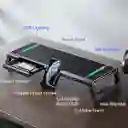 Soporte De Monitor Rgb Ajustable Con Puertos Usb Rgb