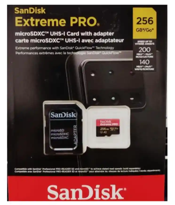 Memoria Micro Sd 256 Extreme Pro