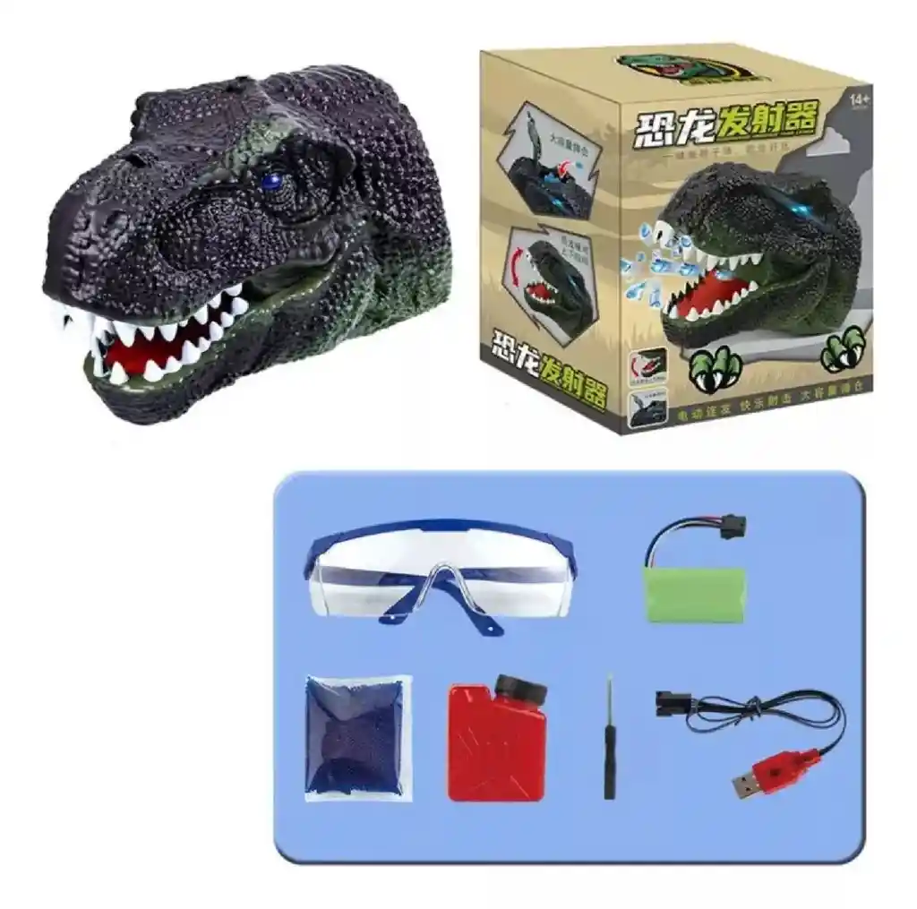 Lanzador De Hidrogel Cabeza Dinosaurio Rex