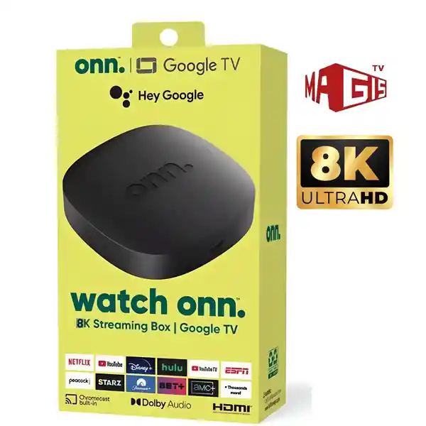 Convertidor Smarttv Watch Onn 8k Full Hd Magis Con Asistente De Voz