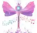 Varita Mágica De Burbujas Princess Crown Con Luces Y Música