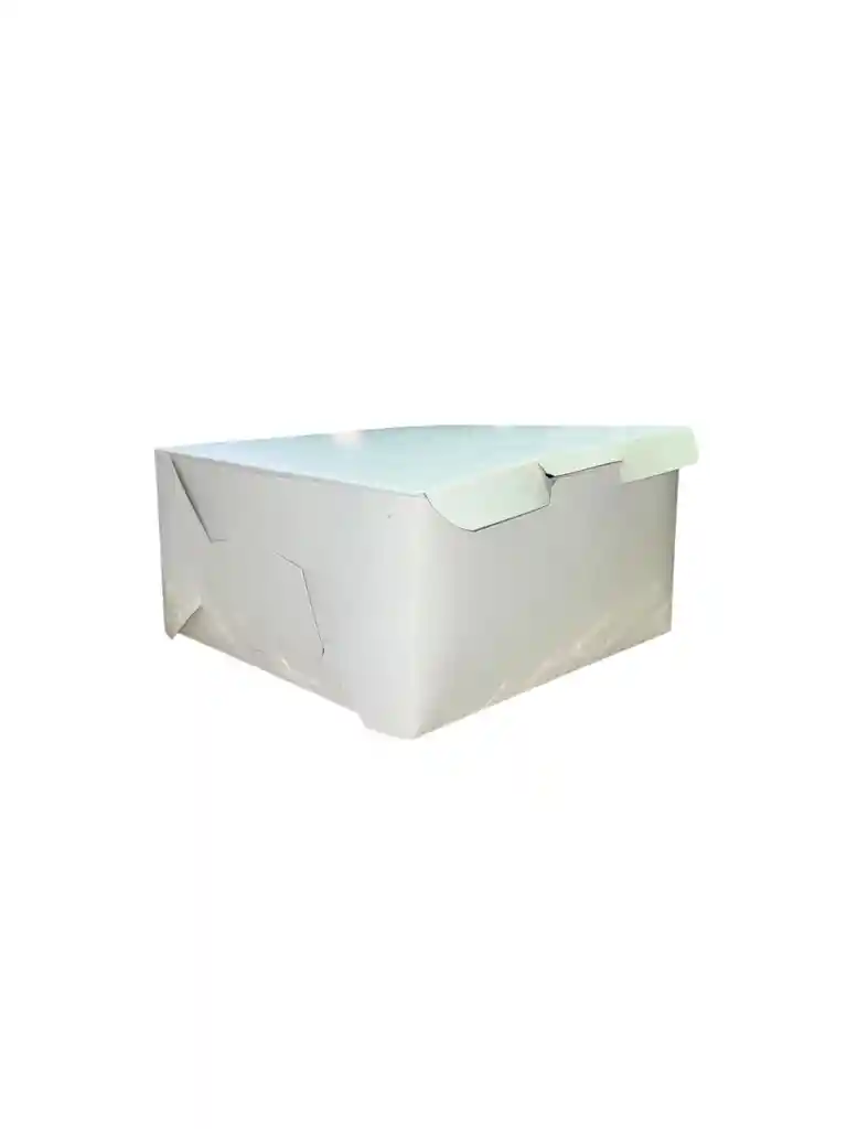 Caja En Carton Cartulina Blanca O Cafe 20x20x10cm