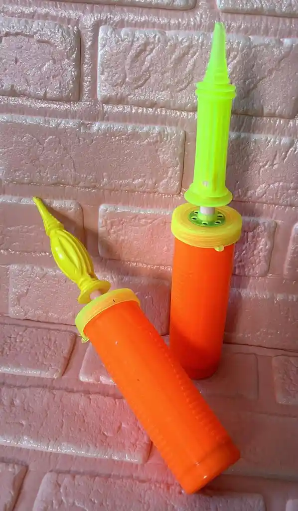 Inflador Manual De Globos Naranja