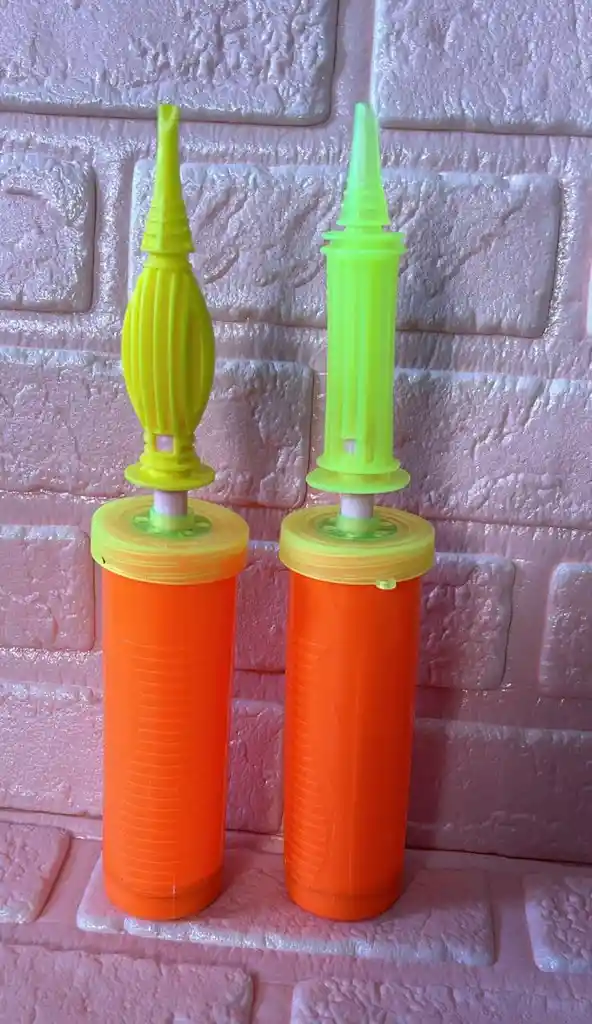 Inflador Manual De Globos Naranja