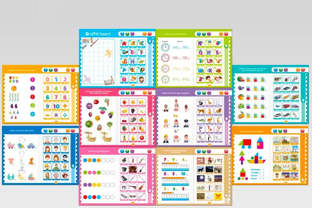 Libro Inteligente Aprendizaje Para Niños Ingles Interactivo