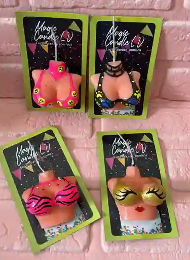 Vela Cumpleaños Adultos Senos