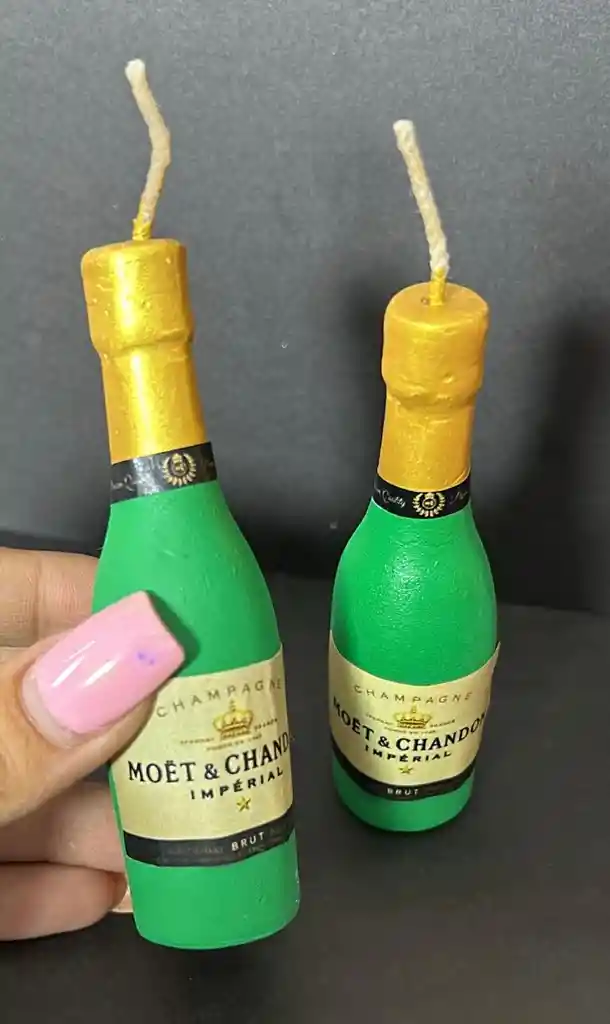 Vela Cumpleaños Botella Champagne