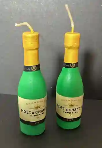 Vela Cumpleaños Botella Champagne