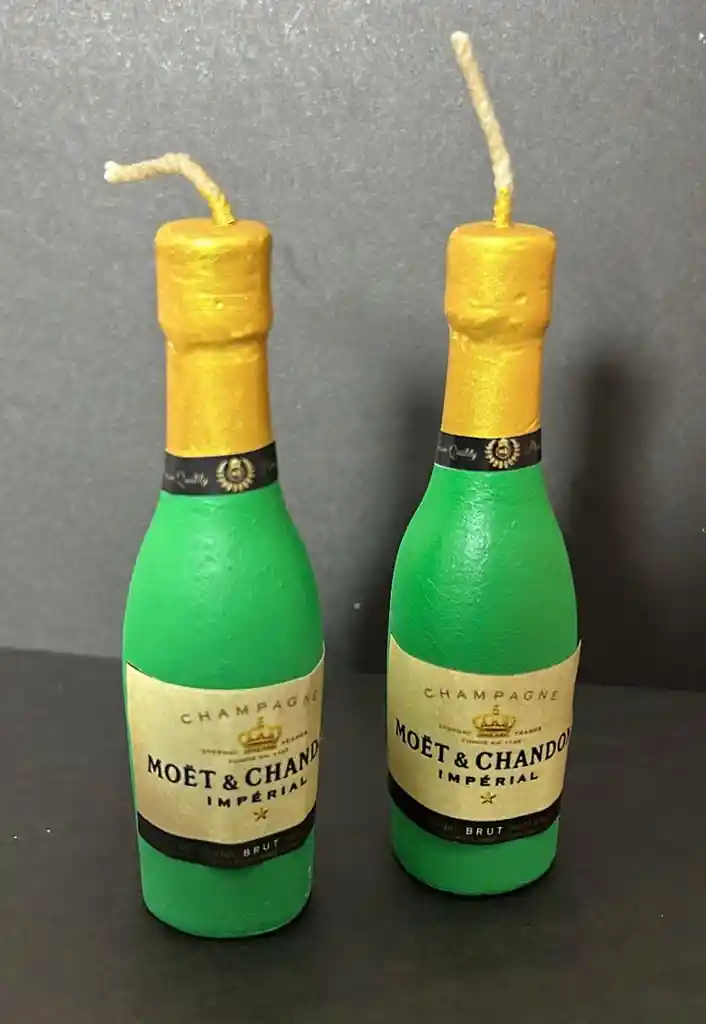 Vela Cumpleaños Botella Champagne