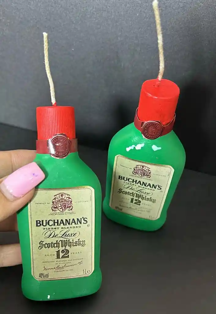 Vela Cumpleaños Botella Buchanan´s