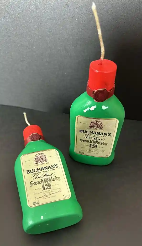 Vela Cumpleaños Botella Buchanan´s