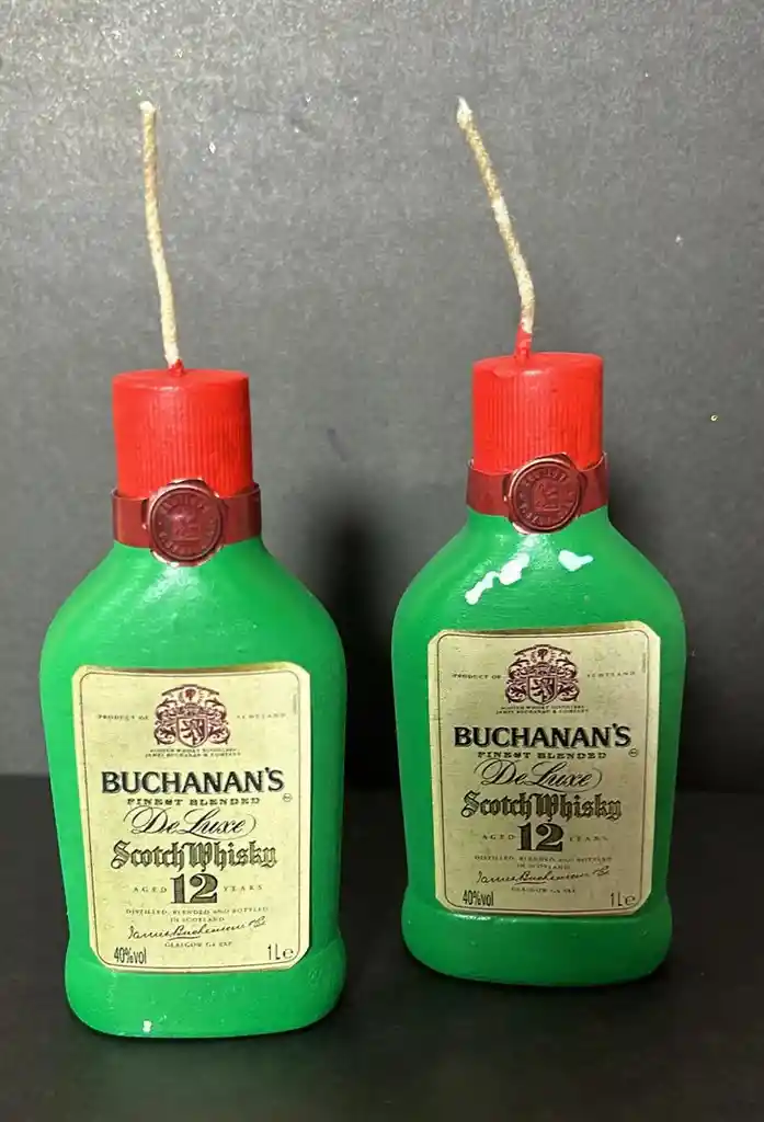 Vela Cumpleaños Botella Buchanan´s