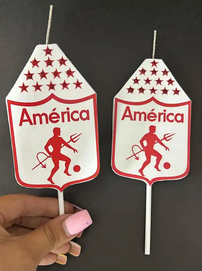 Vela Cumpleaños America Equipos