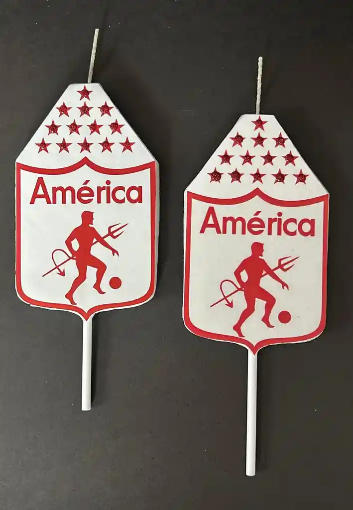 Vela Cumpleaños America Equipos