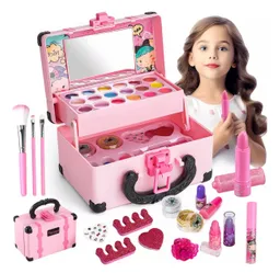 Set Juego De Maquillaje Diseño Cofre Lavable Para Niñas