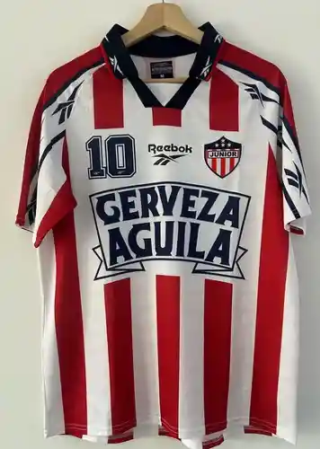 Camiseta Junior Barranquilla Edición 1998 Conmemorativa #10 Tall Xl