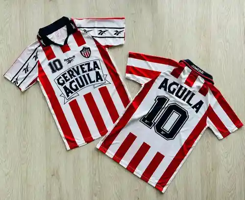 Camiseta Junior Barranquilla Edición 1998 Conmemorativa #10 Tall Xl